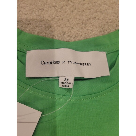 NWT Curations x Ty Mayberry Pride LGBTQ+ T-shirt Unisex Size 3X Kelly Green - Picture 7 of 8